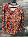 Sterling Kreek Paisley on the Plains Blouse