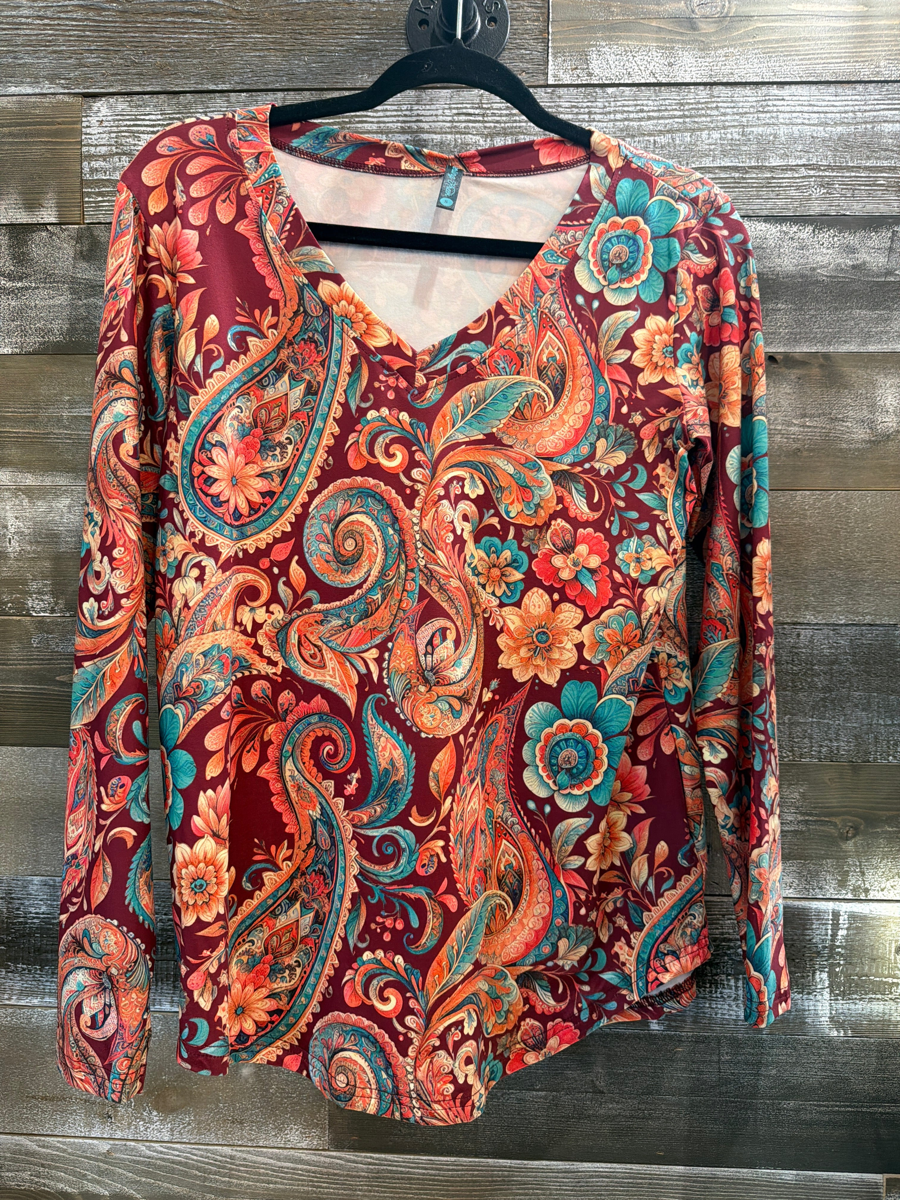 Sterling Kreek Paisley on the Plains Blouse