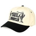 C.C TEQUILA COWBOY CLUB Cotton Trucker Cap: Black
