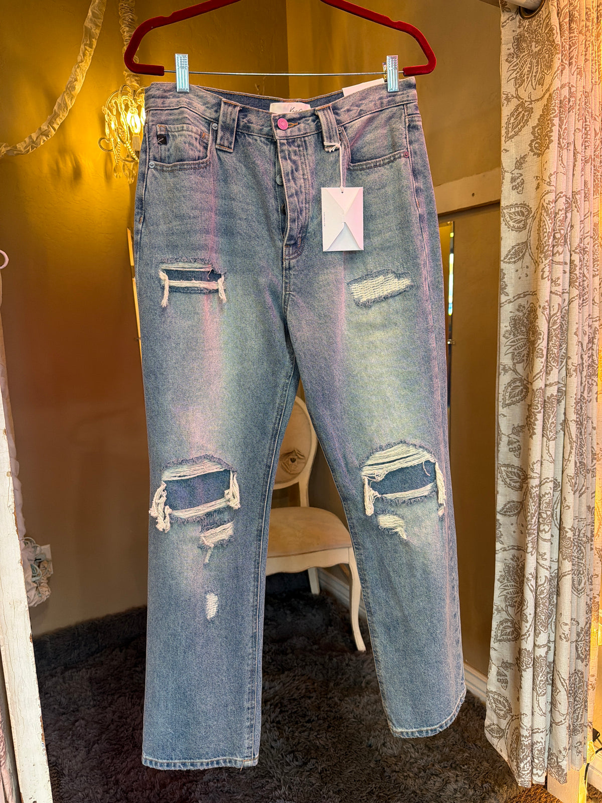 Kancan Vintage 90s Distressed Jeans