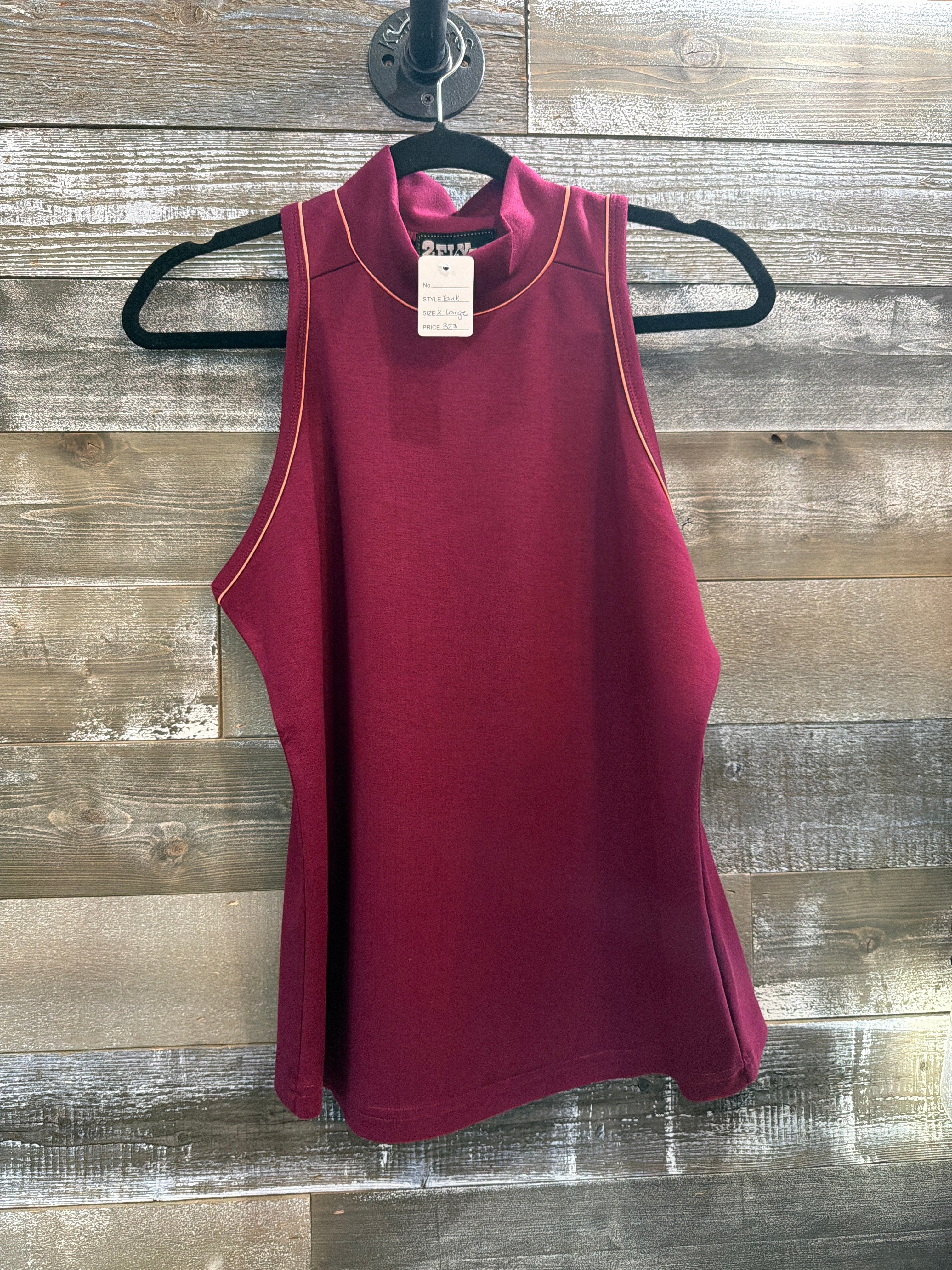2Fly Burgundy Tank