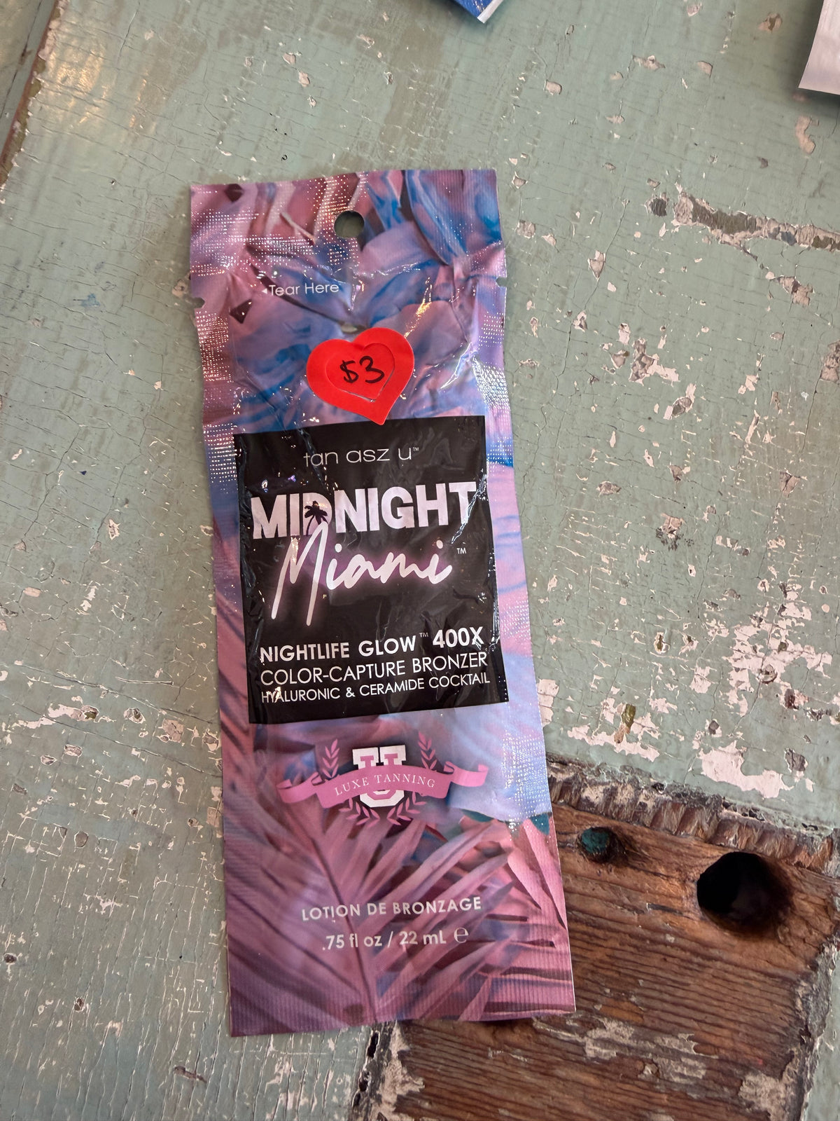 Individual Single Use Tanning Lotion Packets