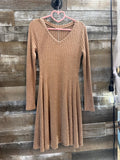 Long sleeve sweater dress