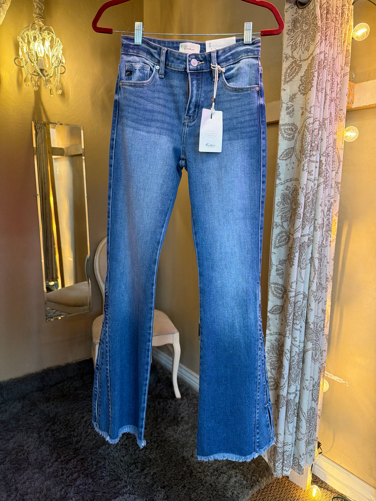 Kancan High Rise Flare Jeans