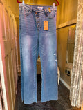 Vibrant Wide leg Jean