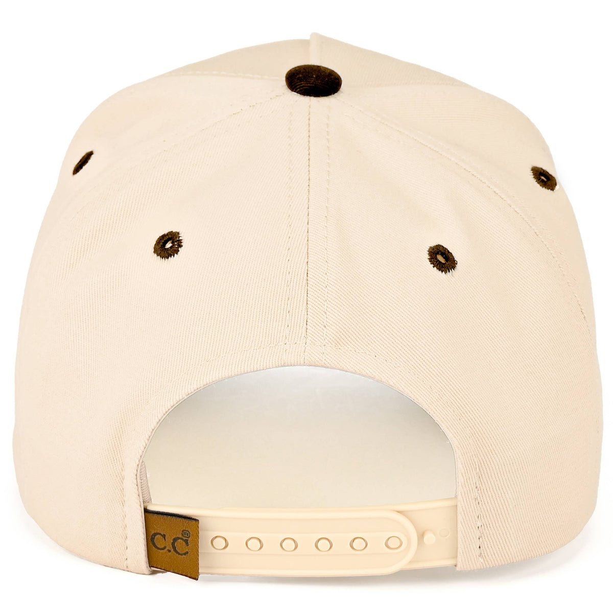 C.C LITTLE BUCKAROO Embroidered KIDS Snapback Cap: Brown Youth
