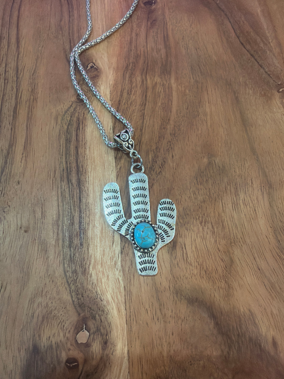 Cactus Turquoise Necklace