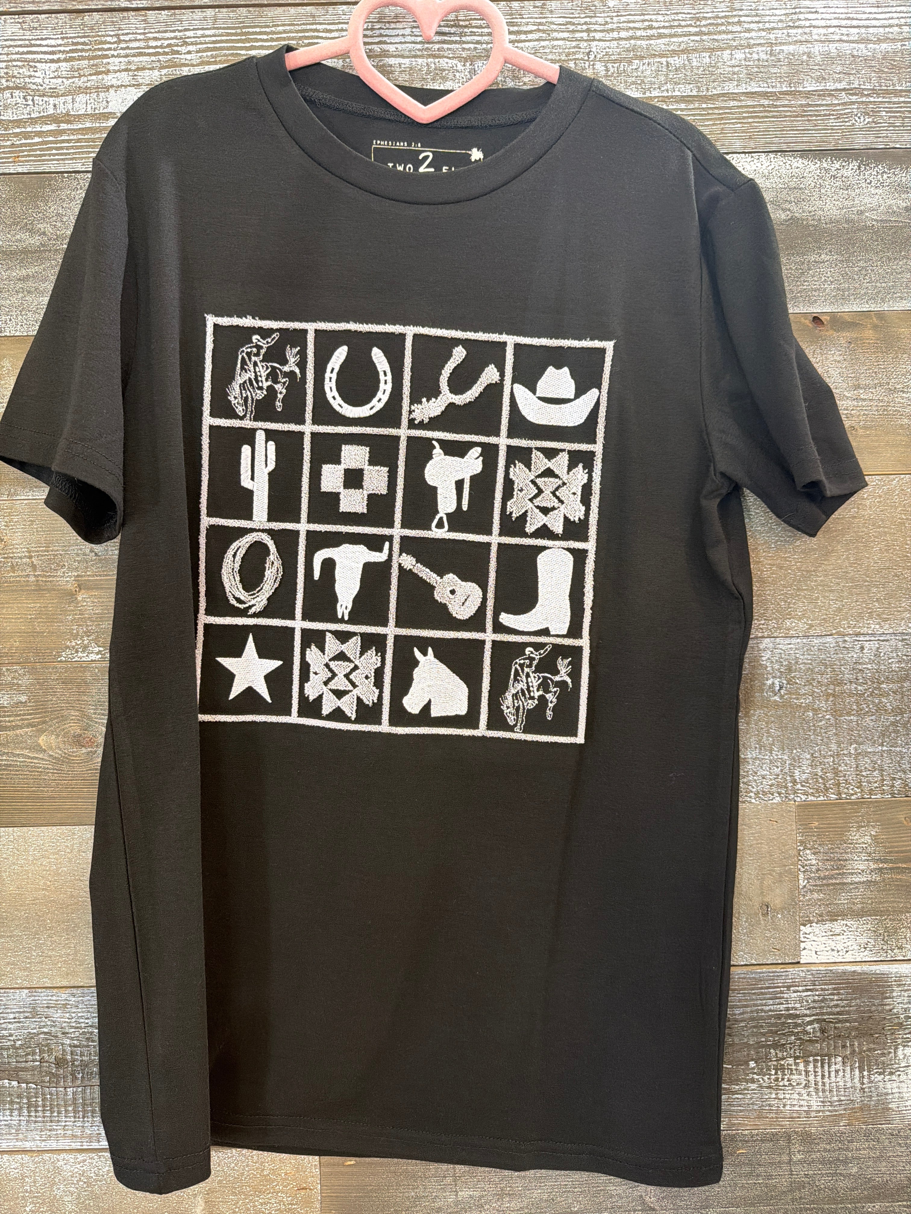 2Fly Western Checkerboard Tee