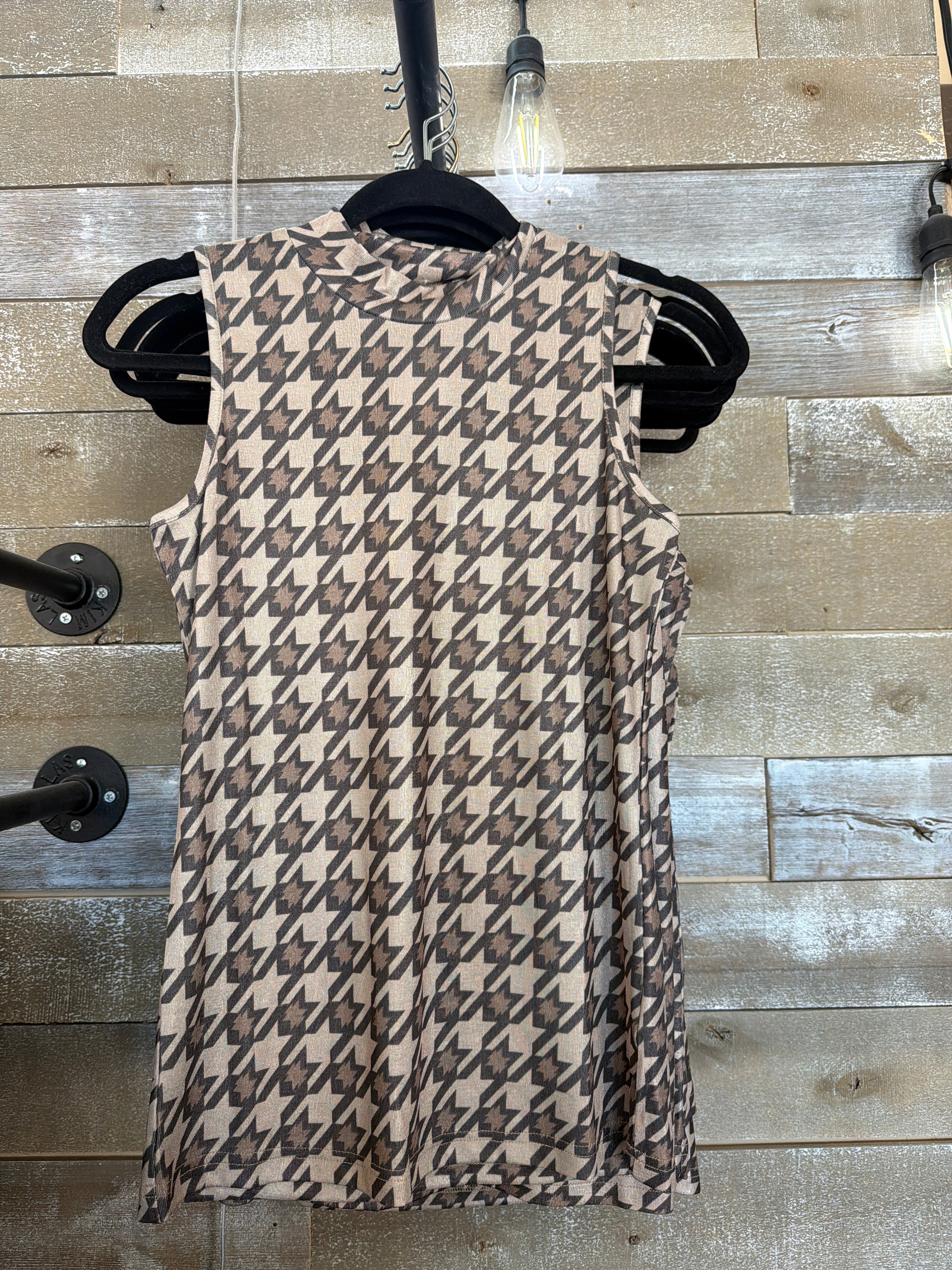 2Fly Houndstooth Tank