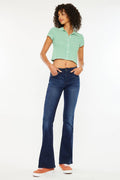 PETITE MID RISE FLARE-DARK