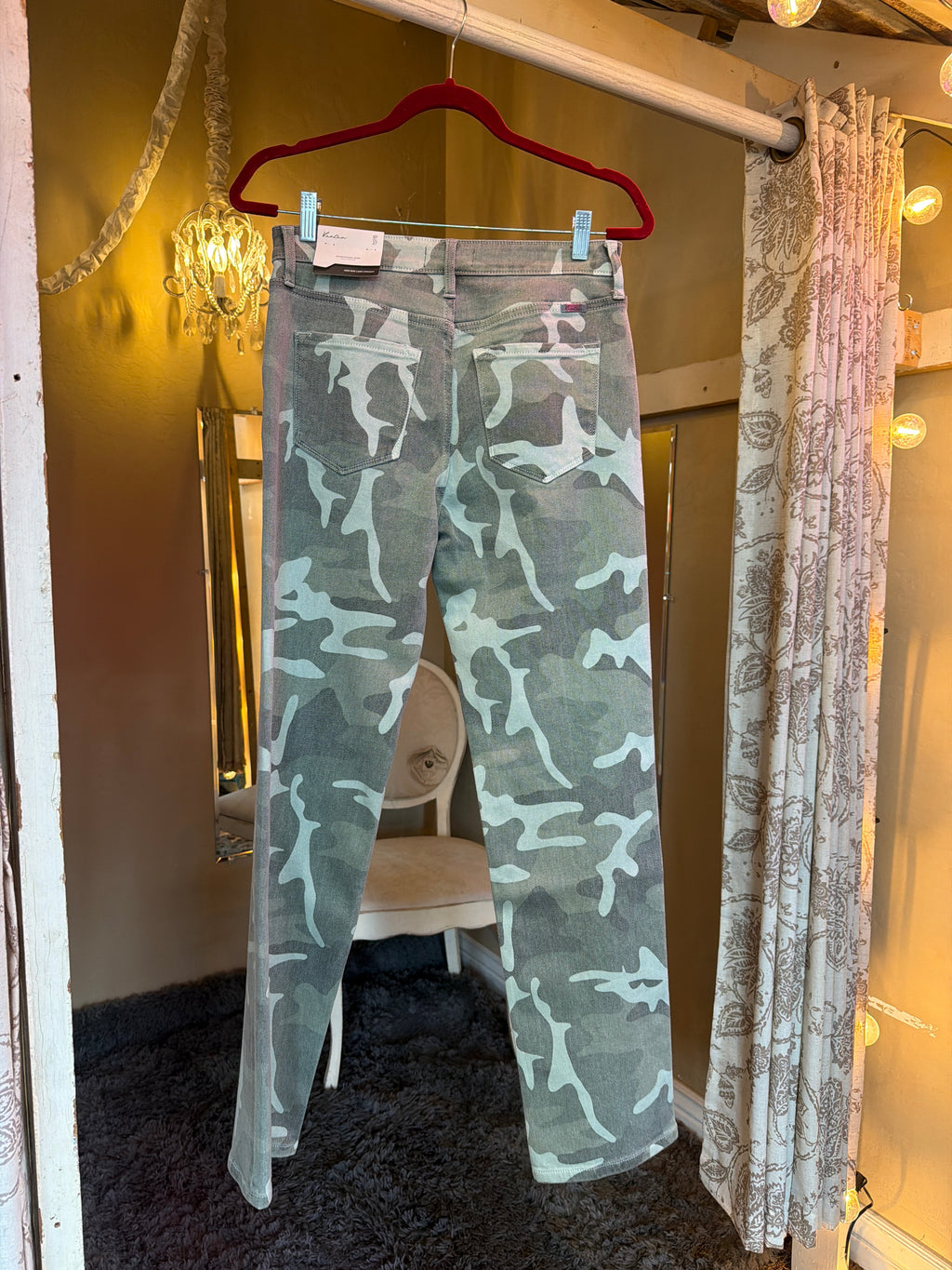 Kancan High Rise Camo Straight