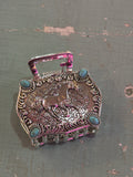 Horse turquoise Claw clip