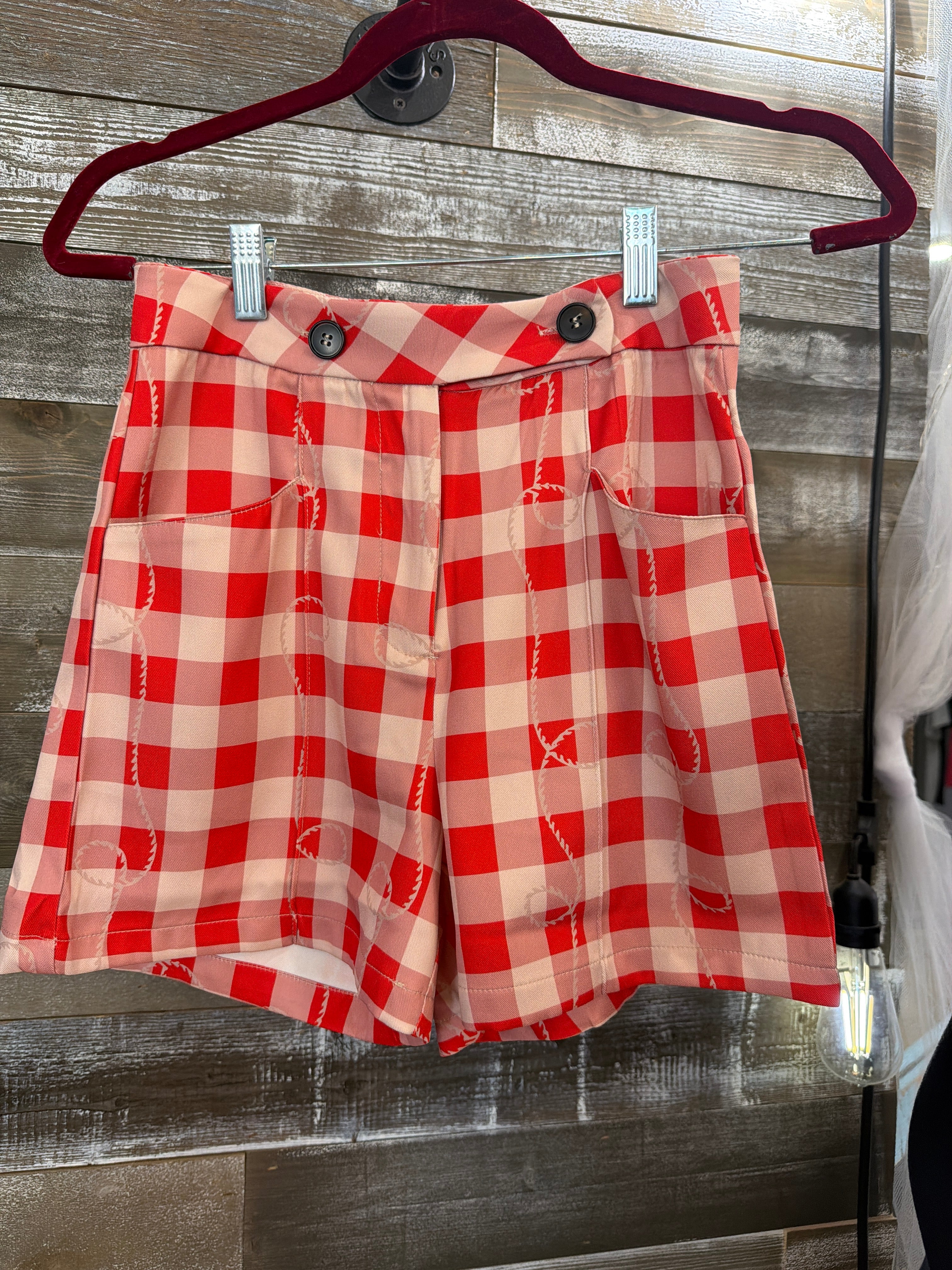 2Fly Plaid Rope Shorts