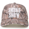 C.C SMOKE SHOW Letter on Two Tone Trucker Hat: DKM