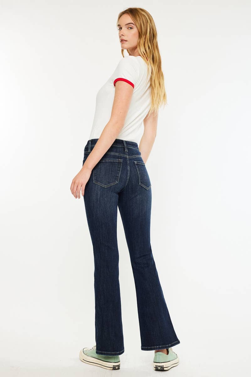 PETITE  MID RISE BOOTCUT-DARK / 1/24