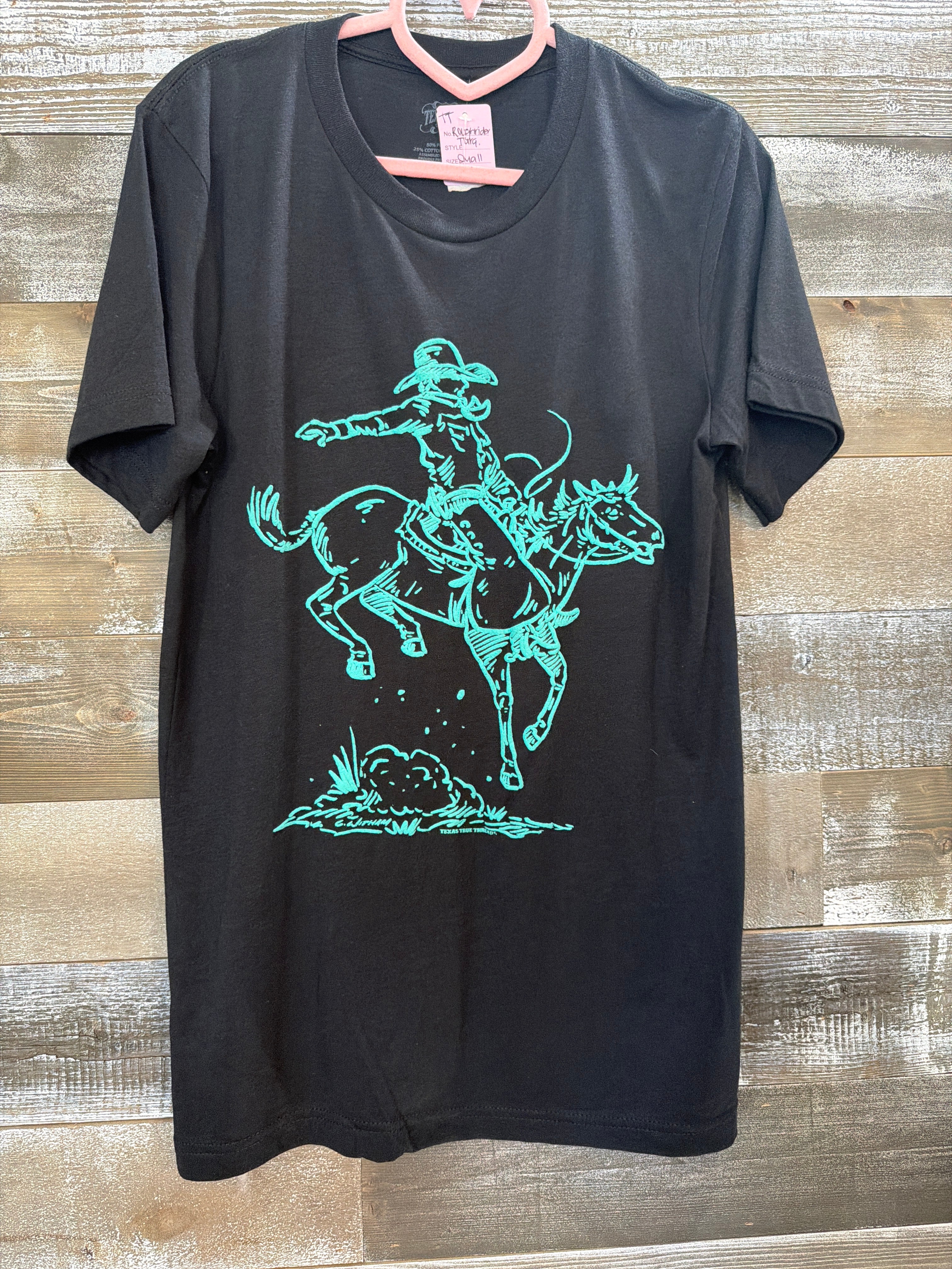 TT Roughrider Turquoise Tee