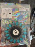 Turquoise 8 Ball- Leather Scent
