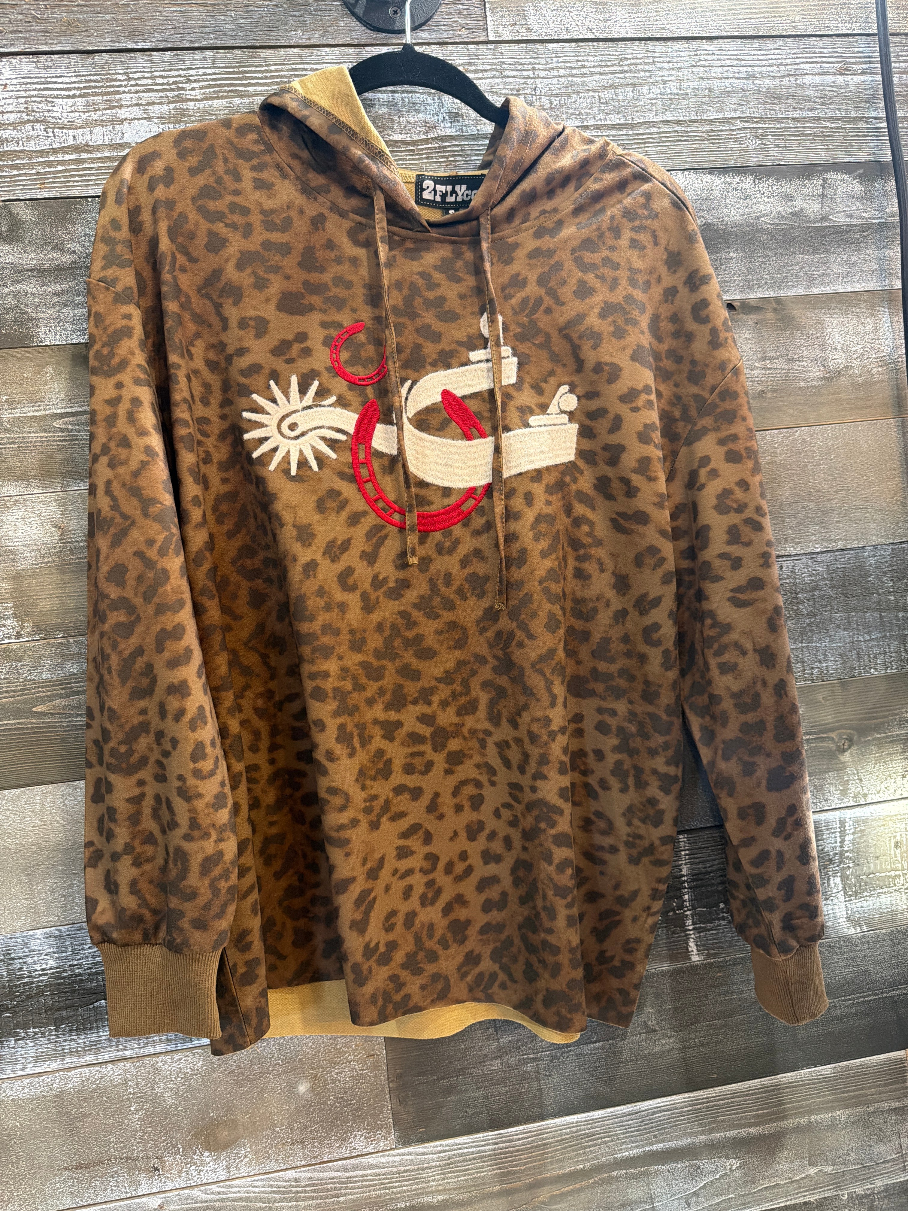 Leopard Spur ‘em Hoodie