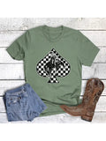 Western Cowboy Check Spade