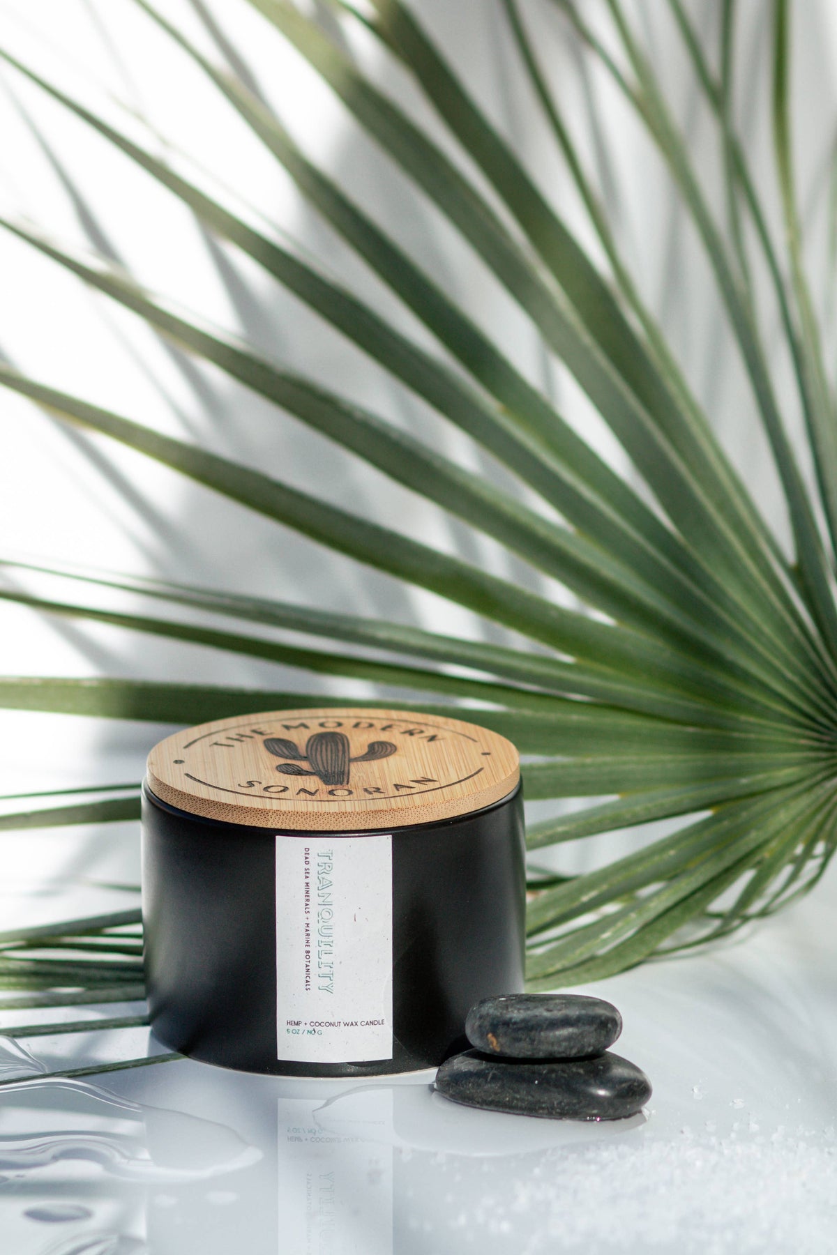 Tranquility: Dead Sea Spa Quiet Luxury Hemp Candle, 5 oz: White / 5 oz.